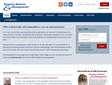 Tablet Screenshot of pensioenbestuurenmanagement.nl
